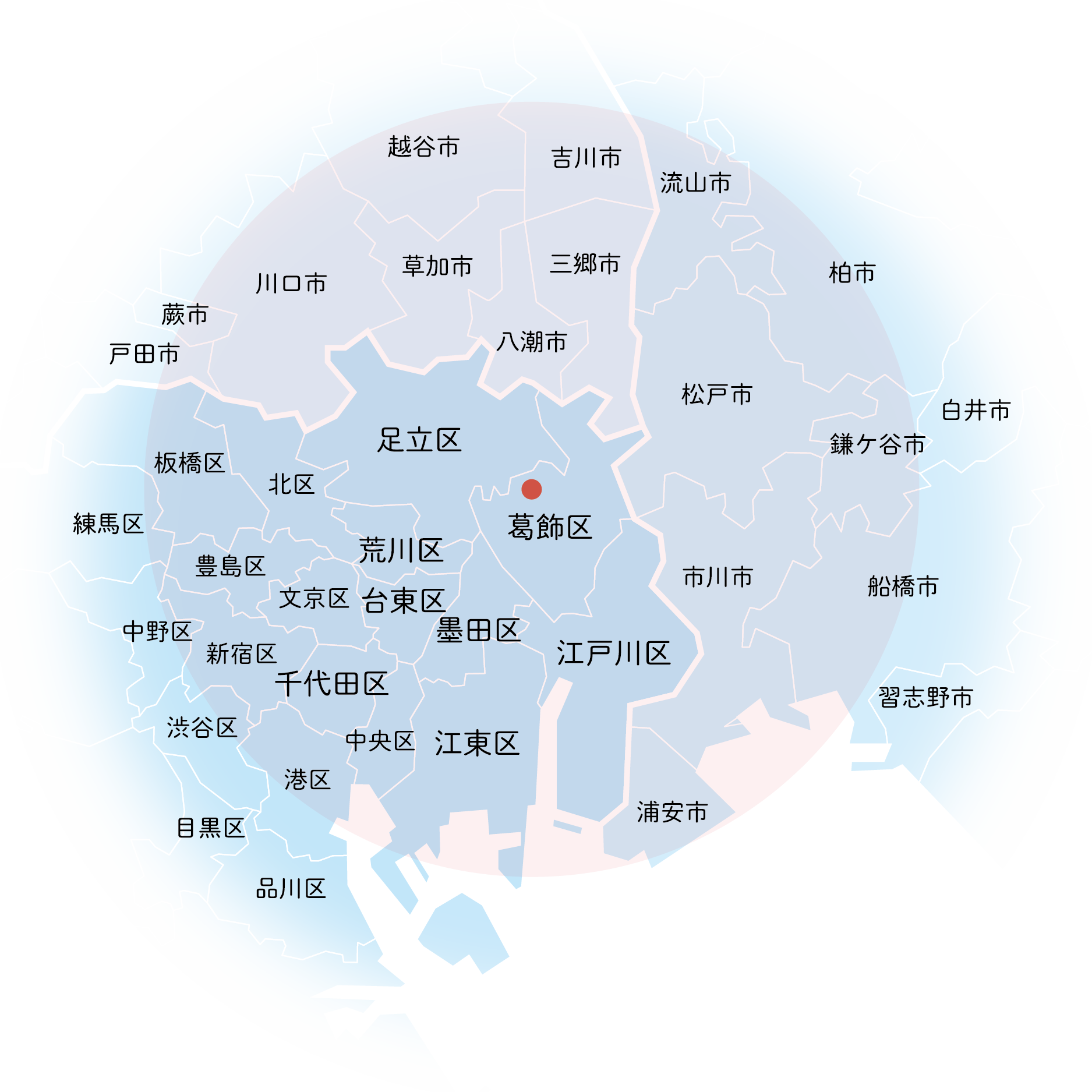 訪問エリアマップ